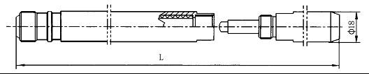 Standard Type Soft Rod Explosion Proof High Energy Igniting Gun High Performance Ignition System XDZ-1R-l / d B 600 ~ 14