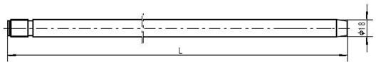Standard Type Soft Rod Explosion Proof High Energy Igniting Gun High Performance Ignition System XDZ-1R-l / d B 600 ~ 14