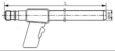 Standard Type Soft Rod Explosion Proof High Energy Igniting Gun High Performance Ignition System XDZ-1R-l / d B 600 ~ 14