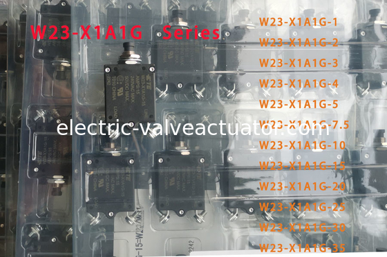 good price W23-X1A1G-20 Thermal Circuit Breaker 1P 250V 20A Push Pull Actuator online