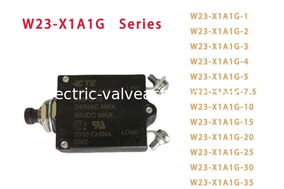 good price 1pole 7.5A Panel Mount Thermal Circuit Breaker With Push Pull Actuator W23-X1A1G-7.5 online