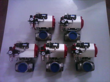 AT130 Pneumatic Electric Valve Actuator Single Acting High Precision