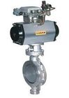 Pneumatic Operated Power Station Valve Butterfly Valve Self-Cleaning