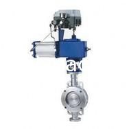 Open Structure Power Station Butterfly Valve With Pneumatic Actuator