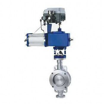 Low-Pressure Power Station Pneumatic Butterfly Valve Used To Control Flow