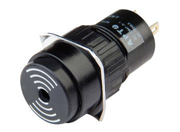Round Head 16mm Buzzer Digital Speed Indicator 80db With Continuous ...