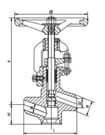 good price Ductile Cast Iron  Electric Valve Actuator, Stop Value J61Y-32 online