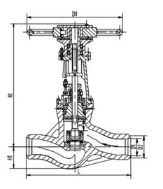 good price Chromium Nickel Steel Electric Valve Actuator, Check Value J61Y-32 online