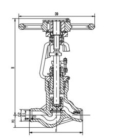 good price Grey Cast Iron Electric Valve Actuator, Stop Value J61Y-PW 5417V online
