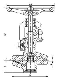 good price Carbon Steel Electric Valve Actuator, Cut-off Valve J61Y DN5 online
