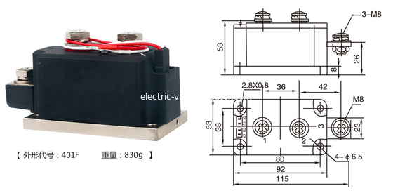 good price MTC600A Thyristor Module 2000V/1600V Double Direction Full Crimping Structure online