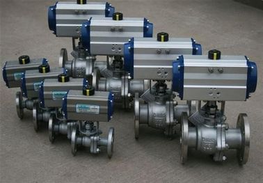 Ball Valves Electric Valve Actuator AT / GT Series And Aluminum Alloy Cylinder Block