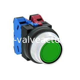 good price ABN2F11G Green Illumination Push Button Switch φ30 Mounting Hole online