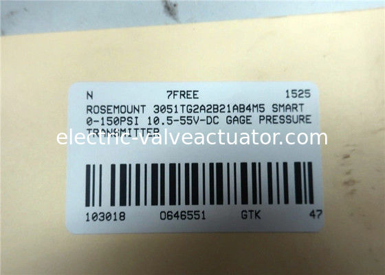 good price Rosemount 3051TG In-Line Pressure Transmitter 3051TG2A2B21AB4M5E5 -14.7 to 150PSI online