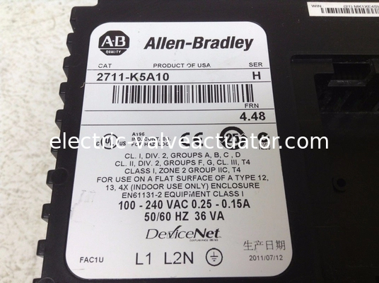 good price Black HMI Touch Screen Terminal Allen Bradley Panelview 550 2711-K5A10 Ser H online