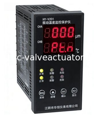 good price Hua Heng HY-V201 Vibration and Temperature Monitor with 0-500 μm Amplitude 4-20mA Current Output and LED Display for Industrial Use online