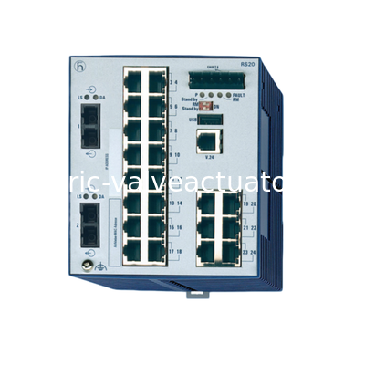 good price Hirschmann RS20-2400S2S2SDAEHC Rail Switch with Fiber Uplink for Industrial Network Communication online