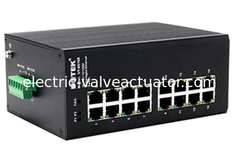 good price UOTEK UT-6516E 16-Port 100M Industrial Ethernet Switch with Enhanced Lightning Protection online