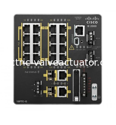 good price Cisco IE-2000 Industrial PoE Managed Switch 16-Port Fast Ethernet with Gigabit SFP Uplink LAN Base IE2000 Series Industrial Network Switch online