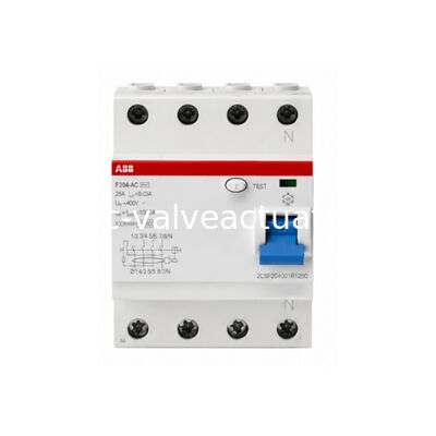 good price ABB 2CSF204401R1950 F204 A-125/0.03 AP-R Residual Current Circuit Breaker 125A 4 Pole online