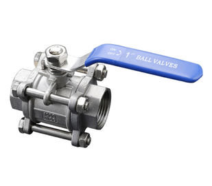 good price Three Way Power Station Valve Industry Stainless Steel 3PC Ball Type With Welding End online