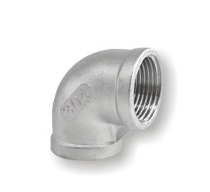 good price 90 Degree Stainless Steel Elbow Pipe SS Inner Screw Bent Female Casting Threaded online