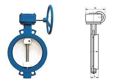 good price RVHXRVCX non rising stem resilient seated gate butterfly power station valve 1.0MPa online