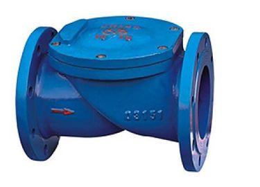 good price H44X (SFCV) Cast Iron Flange rubber disc check valve for pump, weak corrosive fluid online