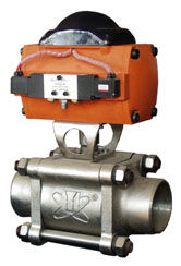 XQF-2 Explosion Proof Pneumatic Ball Valve For High Performance Ignition System / Steam Pipeline