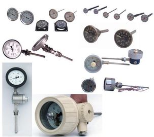 good price Waterproof Bimetal thermometer / industrial thermometer for petroleum, chemical, machinery online